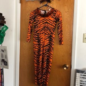 Girls Halloween Tiger Costume